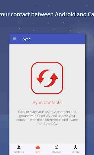 Synchronisez vos contacts pour CardDAV 1