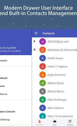 Synchronisez vos contacts pour CardDAV 4