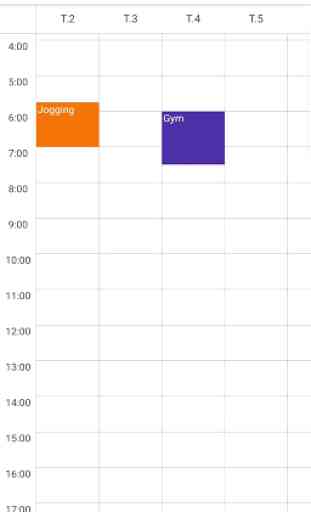 Timetable - Weekly Schedule/Planner 1