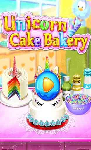Unicorn Cake Bakery - Sweet Cake Dessert Maker 1