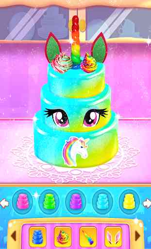 Unicorn Cake Bakery - Sweet Cake Dessert Maker 4
