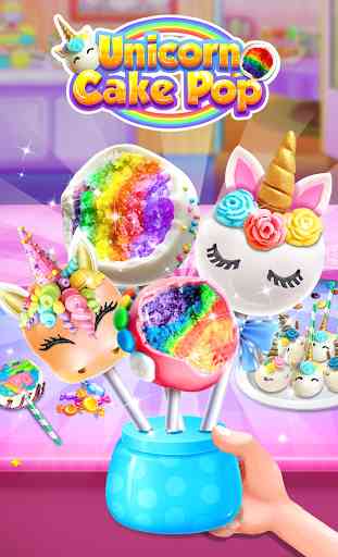 Unicorn Cake Pop Maker - Sweet Fashion Desserts 1