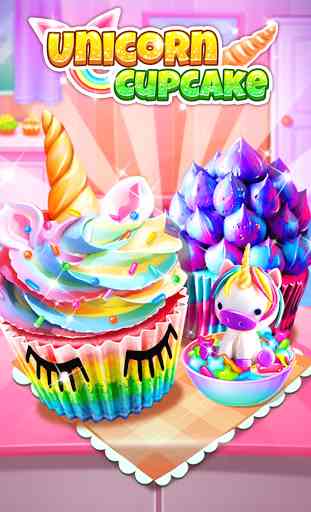 Unicorn Food - Sweet Rainbow Cupcake Desserts 4
