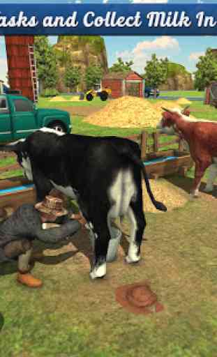 ville Lait transport simulateur: bétail agricultur 1
