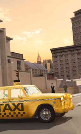 Ville Taxi Taxi Chauffeur - Voiture Conduite Jeu 2