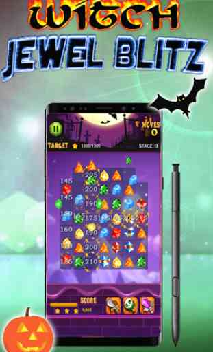 Witch Jewels Legend - Gems Match King Quest 3