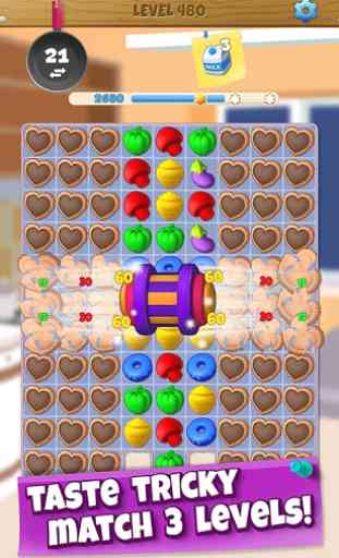Wonder Chef: Match-3 Puzzle Game 3