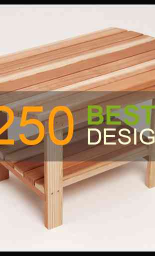 250 Table en bois Design 1