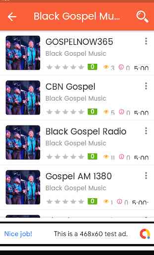 Application de musique gospel noir 3
