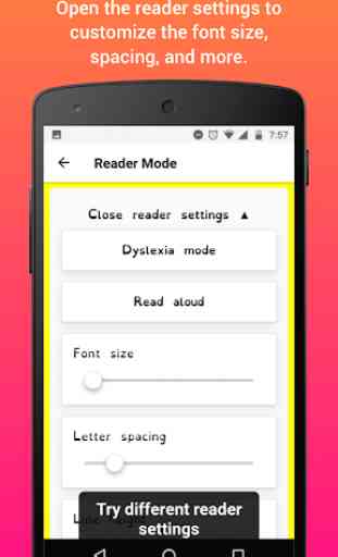 Augmenta11y – Dyslexia-friendly reading app 3