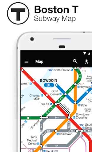 Boston T - MBTA Subway Map and Route Planner 1