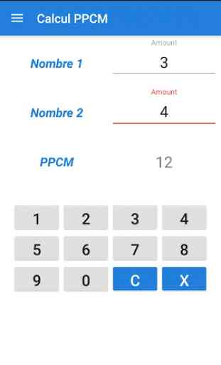 Calcul de PPCM - plus petit commun multiple 1