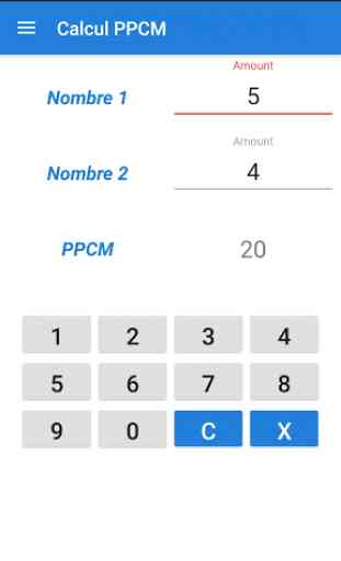 Calcul de PPCM - plus petit commun multiple 2