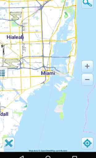 Carte de Miami hors-ligne 1