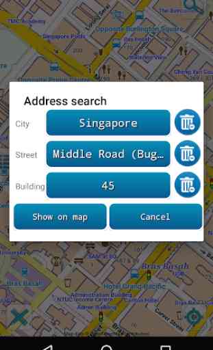 Carte de Singapour hors-ligne 3
