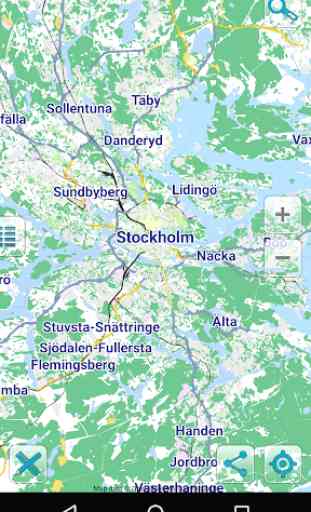 Carte de Stockholm hors-ligne 1