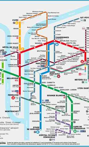 Carte Metro Lyon Plan 1