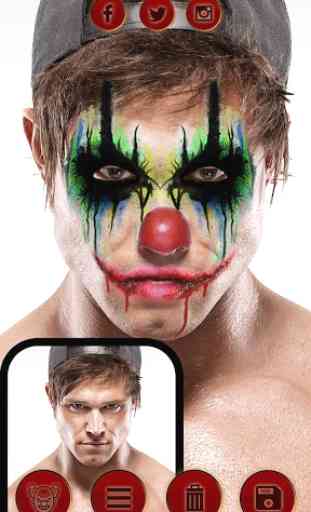 Clown Tueur Autocollants - Montage Photos Horreur 1