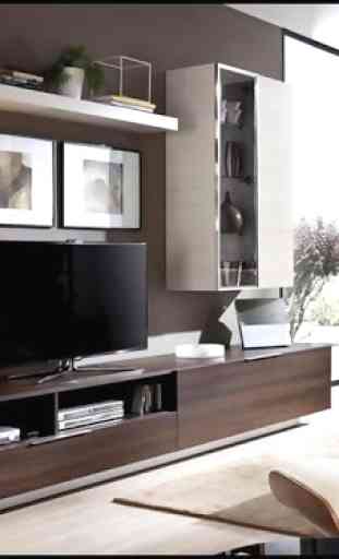 Conception de meuble TV moderne 2