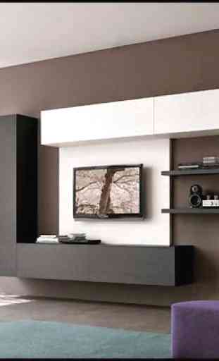 Conception de meuble TV moderne 3