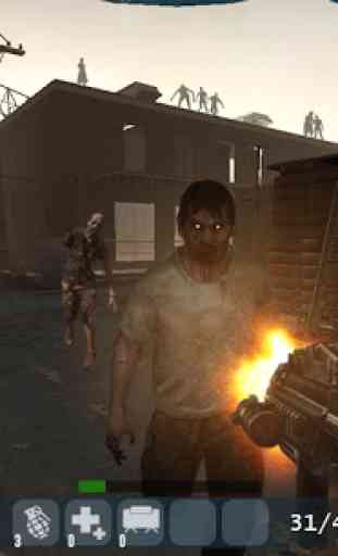 Dead Zombie Frontier War Survival 3D 3