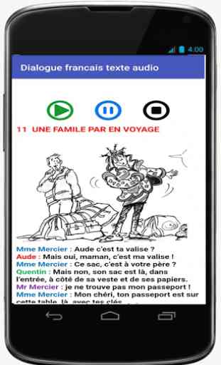 dialogues en français texte audio gratuit 1