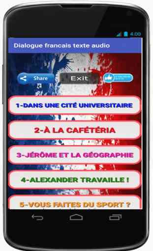 dialogues en français texte audio gratuit 3