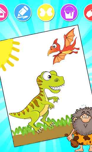 dinosaures à colorier 2 4