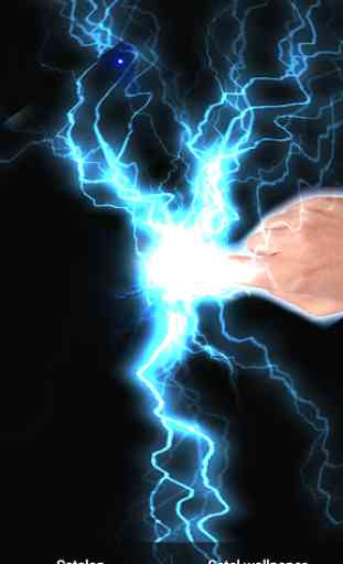 Electrical Lightning Touch Thunder Live Wallpapper 2