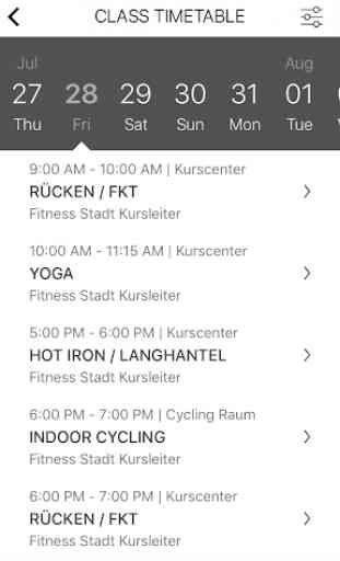 Fitness Stadt App 2