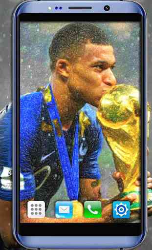 Fond d’écran Les Bleus champions du Monde Mbappe 2