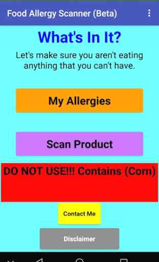 Food Allergy Scanner 4