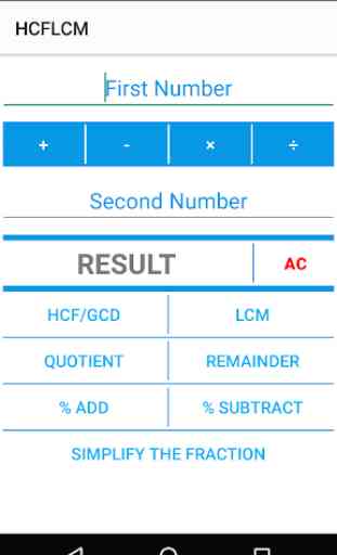 HCF / LCM Calculator 2
