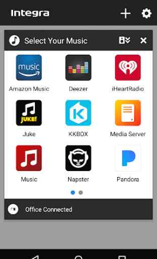 Integra Music Control App 2