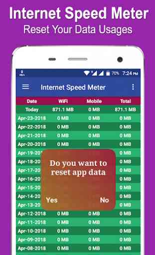 Internet Speed Meter (Data Usages Monitoring) 4