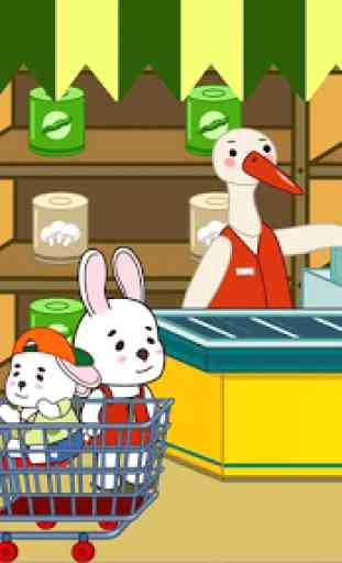 Lapin Anime: supermarché enfants 1
