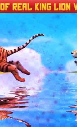 Lion Vs Tiger jeu de simulateur d'animaux sauvages 1