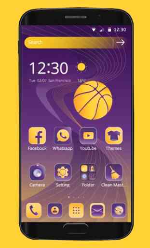 Los Angeles Basketball Theme \ Huawei, Samsung, LG 1