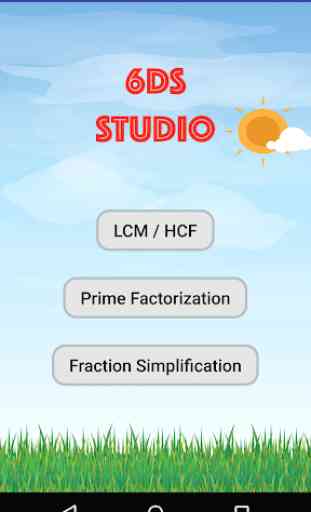 Math Tools - HCF/LCM/Prime factors/Fractions 1