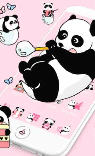 Mignon Panda theme Cute Panda 1