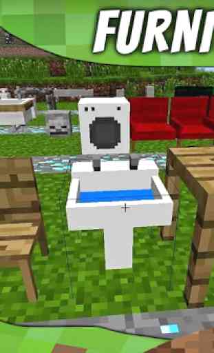 Mod furniture. Furniture mods for Minecraft PE 4