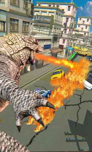 Monster Dinosaur  Rampage : City Attack 2