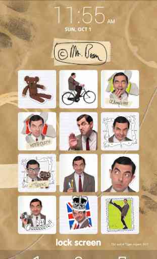 Mr Bean Lock Screen 2
