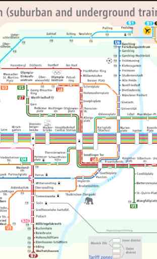 Munich Metro Map 2