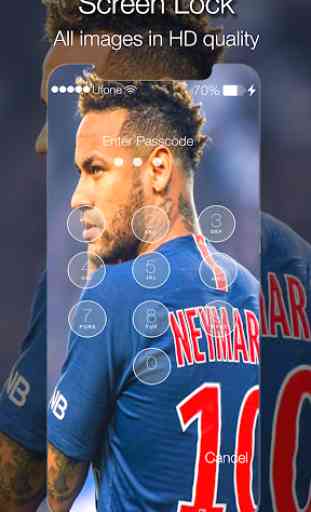 Neymar Screen Lock PSG 2