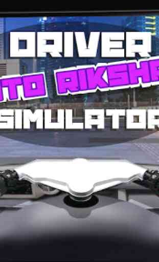 Pilote Moto Rikshaw Simulator 1