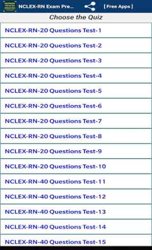 Préparation aux examens Nclex RN Free 1