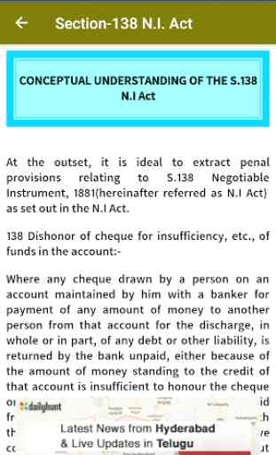 Section 138. NI Act 2