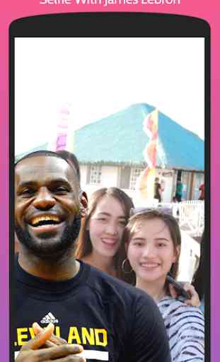 Selfie With LeBron James 3