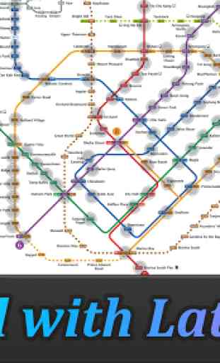 Singapore MRT Map Route (métro, métro transport) 2